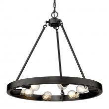  1019-6 BLK - Castile 6 Light Chandelier